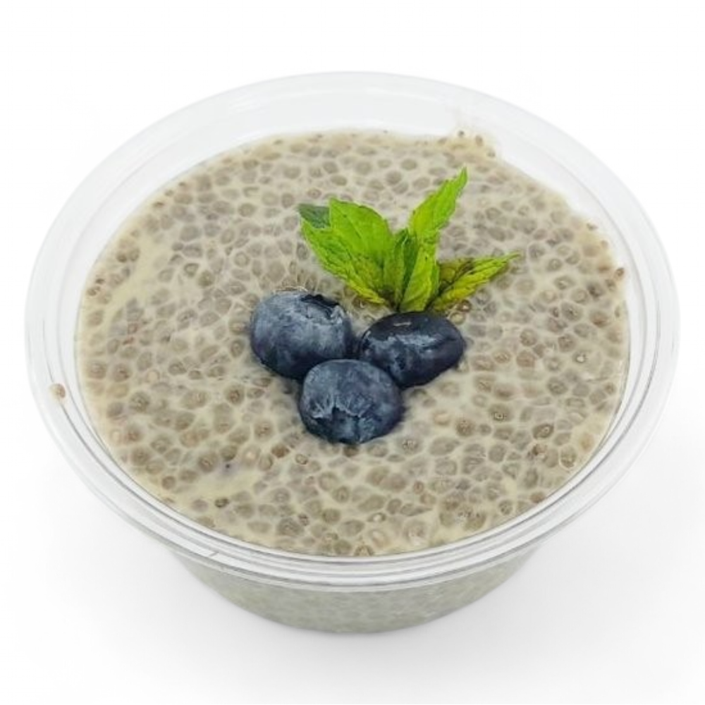 Chia Dessert With Matcha